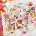 Miniatyrbillede 3 af 6: PET bogmærke Blomster til sider Bogmærker til læsere Retro kreative studerende forsyninger Papirvarer C C
