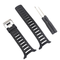 Miniatyrbild 1 av 5: Mjukt gummiklockarmband med metallspänne, armband med skruvmejslar för Suunto T1 T1c T3 T3c T3d T4c T4d T-Series Smartwatch-tillbehör