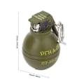 Miniatyrbilde 9 av 9: Mini Bærbar Metall Granat Form Anheng Nøkkelring Butan Gasslighter Uten Gass