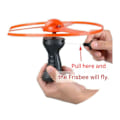 Miniatyrbild 4 av 6: 1-pack LED-belyst Frisbee Propeller Leksak Dragsko UFO Gyro Leksak för Barn och Vuxna (Med Eget Batteri) Fem Lampor Five Lamps