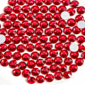 Pikkukuva 1 / 5: Litteä kristalli timantti pyöreä jalokivi, safiiri (4,6-4,8 mm) SS20/1440 kappaletta red