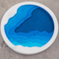 Miniatyrbillede 4 af 5: Resin Coaster Forme, silikone Coaster Form til Epoxy Resin, diy Ta