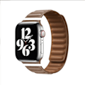 Miniatyrbilde 1 av 7: Apple Watch Rem 45mm 41mm 44mm 40mm Original Magnetisk Loop Lenke Armbånd iWatch Ultar2 49mm 9 8 7 6 SE 3 42mm Brun Brown