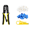 Miniatyrbild 1 av 5: Rj45 Krympverktyg Pass Through Cat5 Cat5e Cat6 Krympverktyg Kit F