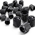Miniatyrbillede 5 af 5: 20 stk. Dækventilhætter/Støvhætter af plastik/Dæksel Sort.