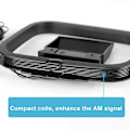 Miniatyrbilde 3 av 5: AM/FM Loop Antenne 3-Pin Kobling for HIFI Mottaker Lydsystem