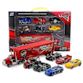 Miniatyrbild 1 av 3: 7:e Setet Disney Pixar Bilar 3 Blixten McQueen Jackson Storm Mack Farbror Lastbil 1:55 Diecast Metall Bilmodell Leksak Pojkjulklapp