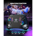 Miniatyrbild 7 av 7: Hyperion Meteor Light trådlös Joy-pad med 8-färgs LED för Switch/Switch OLED - Julpaket