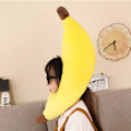 Miniatyrbillede 3 af 5: Wicked kostumer voksen unisex sjov banan gul hat nyhed