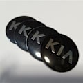 Miniatyrbillede 2 af 3: 4-pak sort Kia bil hjulkapsler centerkapsler 60 mm 4-pak til P