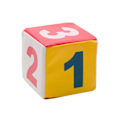 Miniatyrbild 1 av 5: Barn Hjärnträning Portabelt Spel Prickar Pedagogiska Leksaker Mjukt Block Nummer Number