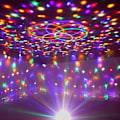 Miniatyrbilde 3 av 4: Diskokule Diskolampe Party Diskolys Projektor LED Partylys 9 Farger Diskolampe Med Fjernkontroll For Halloween Dekor Disko Ktv Klubb