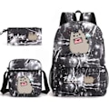 Pikkukuva 1 / 7: 3 kpl Kawaii Pusheen Kissa Reput Sarjakuva Pusheen Cosplay Koululaukut Pojat Tytöt Penaali Lounaslaukku Matkalaukku Lasten Syntymäpäivälahja 6 6