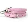 Pikkukuva 4 / 7: Pieni nahkainen olkahihnalaukku, aitoa nahkaa, ei tarvitse lyödä reikiä ripustuslukkoon New-pink SET