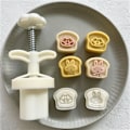 Miniatyrbild 2 av 5: Månkakestämplar Månkakeformar Toastformad Plastmaterial Ba
