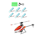 Miniatyrbilde 1 av 5: 6 stk. 3.7v 520mah 30c Oppgradert -po Batteri Med USB-lader For Xk