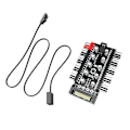 Miniatyrbild 3 av 5: Moderkort 10 Portar Fläkt 4pin Pwm Fläkthubb Splitter Förlängning 12v