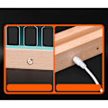 Miniatyrbilde 2 av 5: Lysende Baseboks For Switch-oled/lite 21-i-1 Transparent-magne