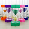 Miniatyrbillede 3 af 7: Sandur, Timeglas Sandglas Sandur Timer 5/10/15/20/30 min Timeglas, Køkken Timer Børnelegetøj Tilfældig Farve 10 Minutter