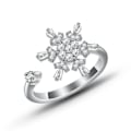 Miniatyrbillede 3 af 5: Fidget ring til kvinder, spinneringe mod stress og angst, meditationsring, anti-angst, beroligende ring, smykke, Valent Style 4 Style 4