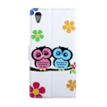 Pikkukuva 5 / 9: Plånboksfodral Sony Xperia X Performance – Ugglor & Blommor