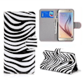 Pikkukuva 1 / 9: Plånboksfodral Samsung Galaxy S6 Edge - Zebra