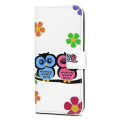 Pikkukuva 2 / 6: Plånboksfodral Samsung Galaxy S10 Plus - Ugglor & Blommor