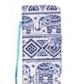 Pikkukuva 4 / 8: Plånboksfodral Samsung Galaxy S7 – Indiskt / Elefanter