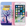 Miniatyrbild 3 av 6: Plånboksfodral Apple iPhone 8 Plus – Ugglor på Gunga
