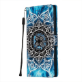 Miniatyrbild 3 av 7: Plånboksfodral Samsung Galaxy A71 - Blå Mandala