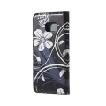 Miniatyrbild 4 av 6: Plånboksfodral Samsung Galaxy Note 5 - Svart med Blommor