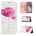 Pikkukuva 1 / 5: Plånboksfodral Samsung Galaxy A50 – Rosa Blomma