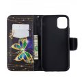 Pikkukuva 2 / 4: Lompakkokotelo iPhone 14 - Kultainen Perhonen