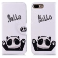Miniatyrbild 5 av 5: Plånboksfodral Apple iPhone 7 Plus – Hello Panda