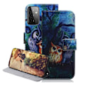 Pikkukuva 1 / 3: Lompakkokotelo Samsung Galaxy A52 / A52s - Pöllöt Kuunvalossa