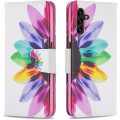 Pikkukuva 2 / 3: Lompakkokotelo Samsung Galaxy S23 - Värikäs Kukka
