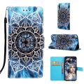 Miniatyrbild 1 av 4: Plånboksfodral Samsung Galaxy A10 – Blå Mandala