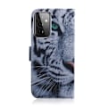 Pikkukuva 2 / 4: Lompakkokotelo Samsung Galaxy A52 / A52s - Valkoinen Tiikeri