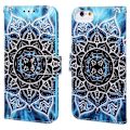 Pikkukuva 3 / 4: Plånboksfodral Apple iPhone SE (2020) - Blå Mandala