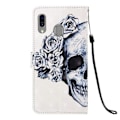 Pikkukuva 3 / 5: Plånboksfodral Samsung Galaxy A40 – Döskalle / Rosor