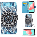 Pikkukuva 1 / 5: Lompakkokotelo Samsung Galaxy A52 / A52s - Sininen Mandala
