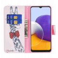 Pikkukuva 2 / 3: Lompakkokotelo Samsung Galaxy A05s - Kirahvi