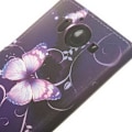 Pikkukuva 8 / 9: Plånboksfodral Microsoft Lumia 950 - Lila med Fjärilar
