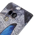 Pikkukuva 9 / 10: Plånboksfodral HTC U11 - Blå Fjäril