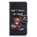 Pikkukuva 2 / 5: Lompakkokotelo Samsung Galaxy A20e - Don't Touch My Phone