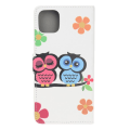 Pikkukuva 4 / 6: Plånboksfodral Xiaomi Mi 11 Lite - Ugglor & Blommor