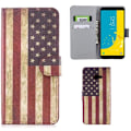Pikkukuva 1 / 5: Plånboksfodral Samsung Galaxy J4 Plus - Flagga USA
