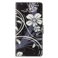 Pikkukuva 2 / 6: Plånboksfodral Sony Xperia XZ3 - Svart med Blommor