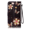 Pikkukuva 8 / 8: Plånboksfodral Apple iPhone 8 Plus – Blommor i Guld