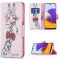 Pikkukuva 1 / 3: Lompakkokotelo Samsung Galaxy A05s - Kirahvi